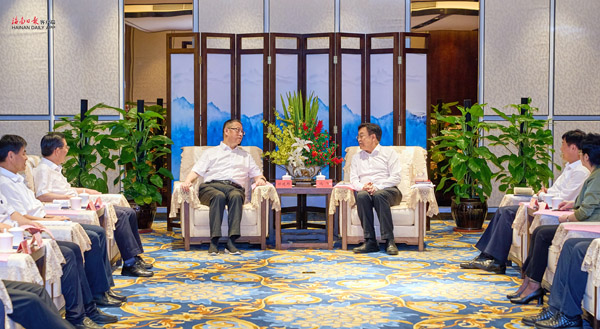 全国人大常委会副委员长、民革中央主席郑建邦率队到海南调研